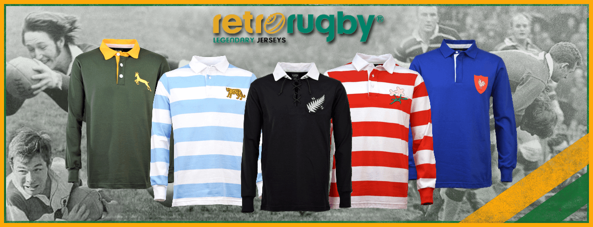 Rugby shirts. Shop Retrorugby jerseys 