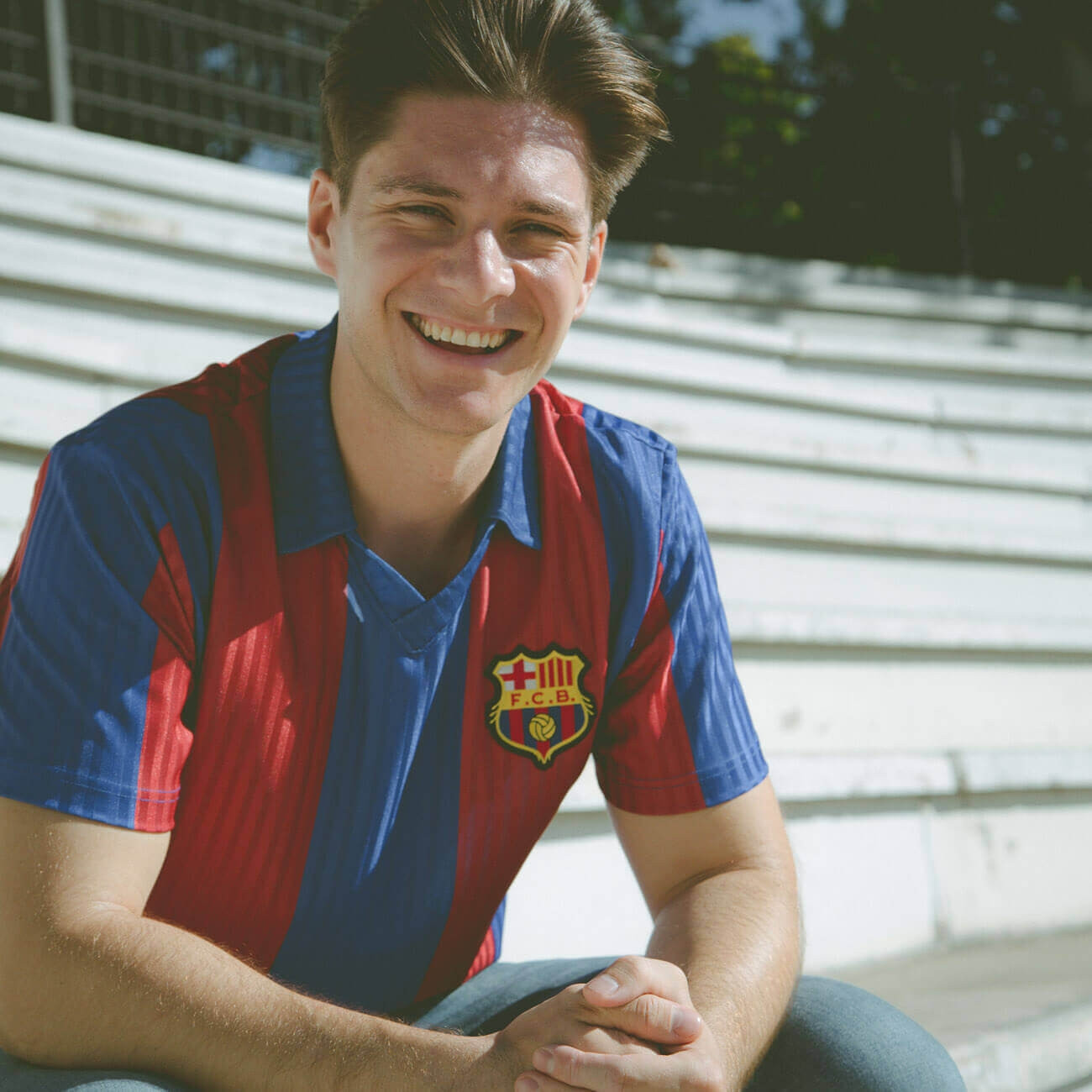 Vintage barcelona sales jersey