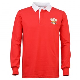 Wales Vintage Rugby Polo 1970s
