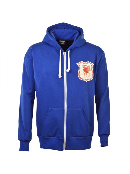 France 1924 Vintage Rugby Zipped Hoodie