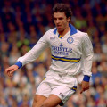 Gary Speed wearing Leeds United 1993 1994 shirt