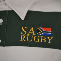 South Africa Hooped Rugby Shirt Detail